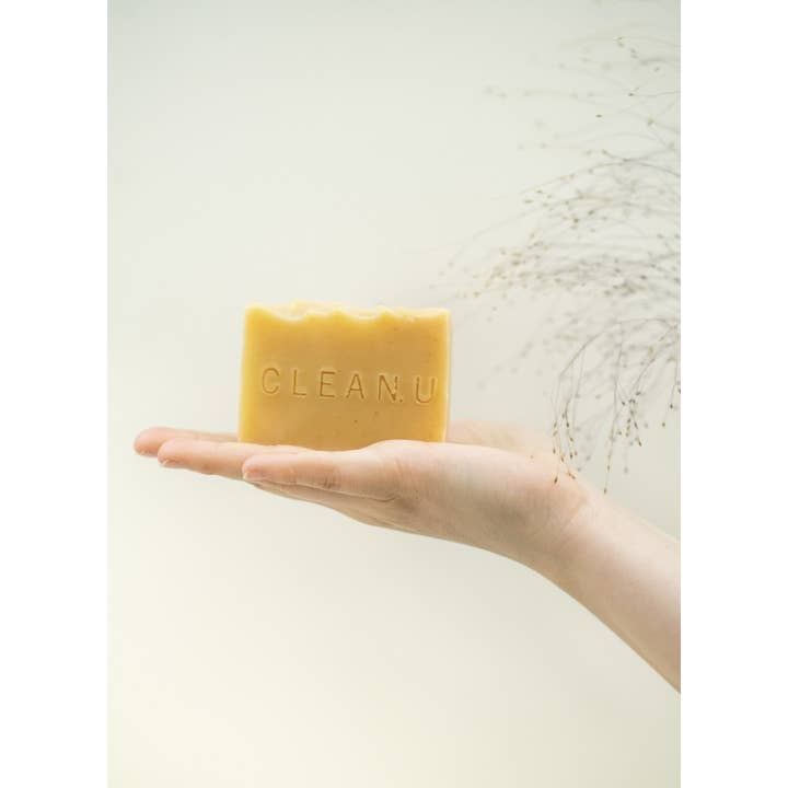 Soapnut & Turmeric Soap Bar for wholesale by Clean U Skincare