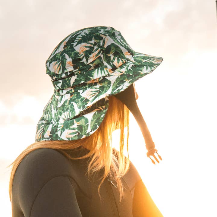 Pre - Order - Green Leaf Boardsox Surf Hat for wholesale by Boardsox
