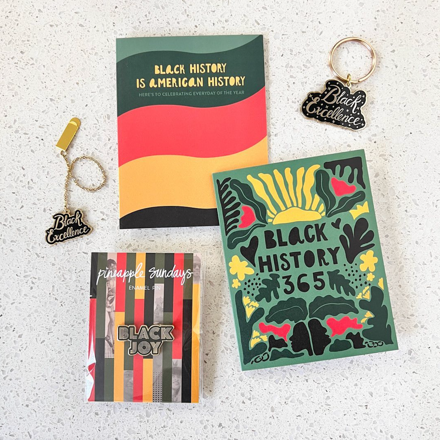 Pineapple Sundays Design Studio - Vendita all'ingrosso Biglietti di auguri generici - Biglietto di auguri Black History is American History2