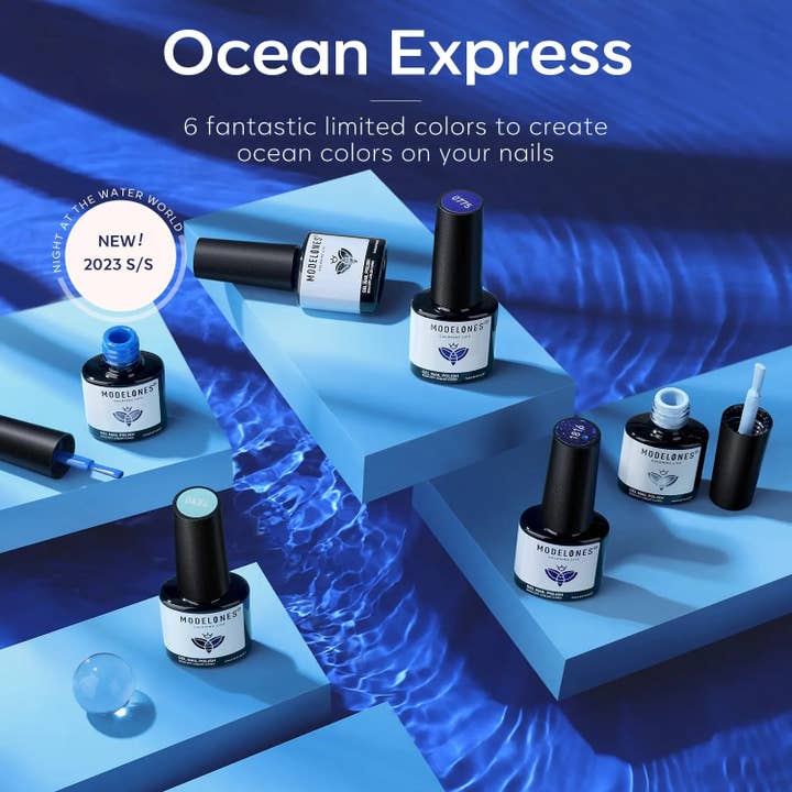 Modelones - Wholesale Nail Polish Set - Ocean Express - 6 Shades Gel Nail Polish Set