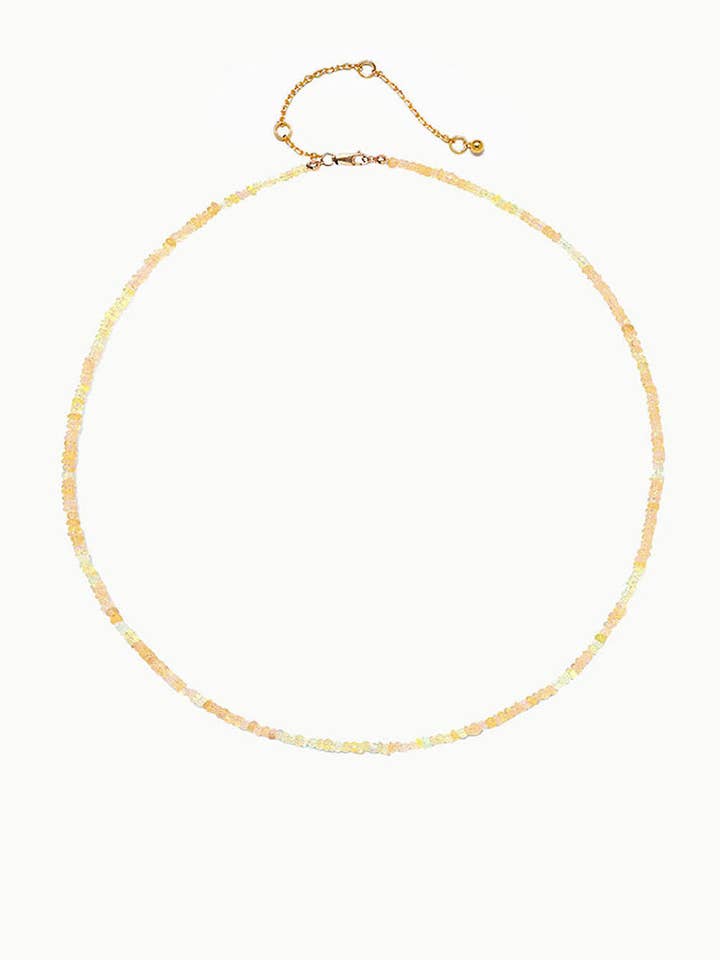 Sivalya Welo halsketting met opaal en edelsteen voor wholesale door Sivalya