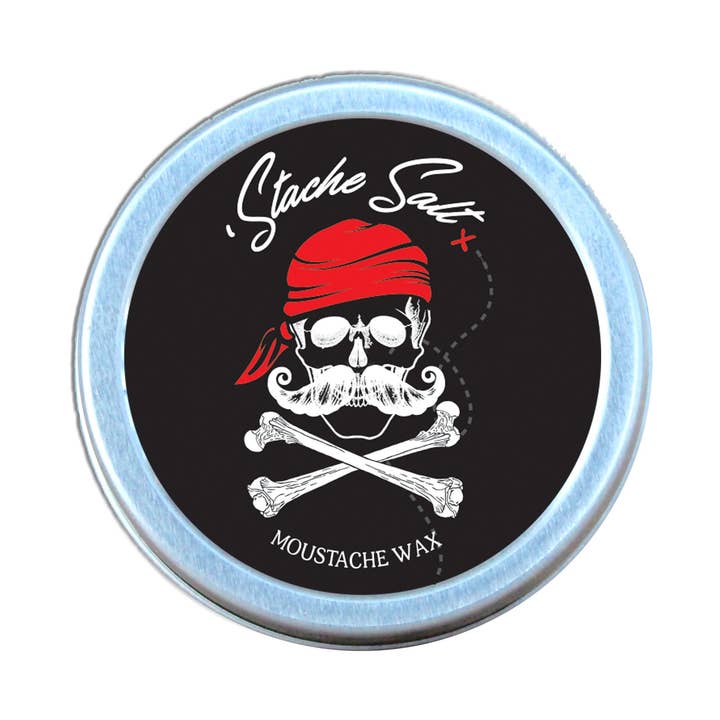 'Stache Salt - Wholesale Beard Styling Product - Scallywag- Strong Hold Moustache & Beard Wax0