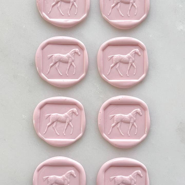 Danielle Demers Studio - Wholesale Sealing Wax - Walking Horse Wax Seals, Boxed Set of 8, Avail. in 9 colors1