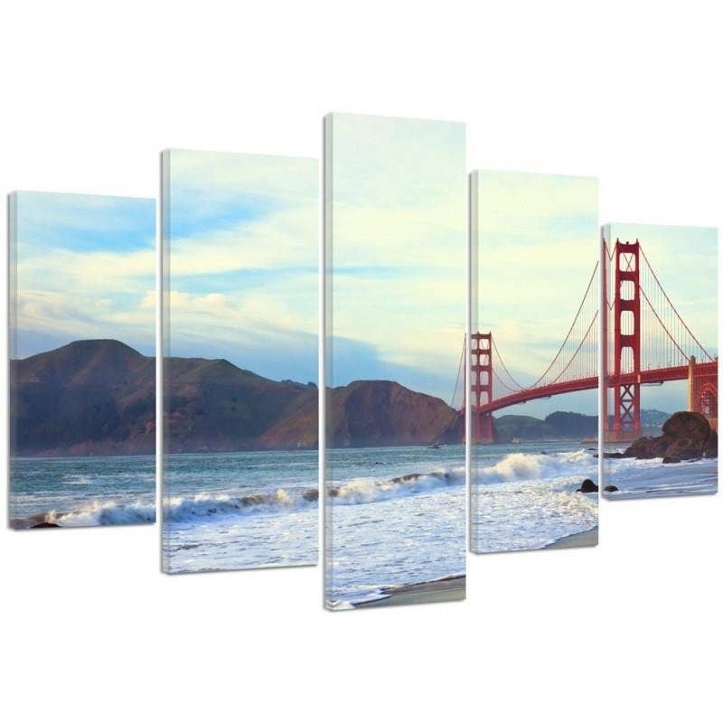 Motivartdesign - Wholesale Gallery Wall Set - canvas golden gate bridge1