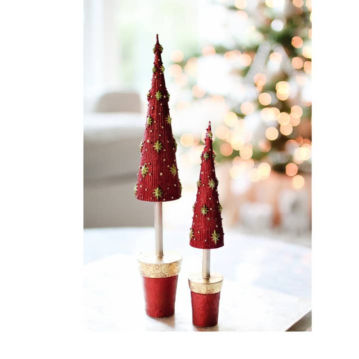 Arbre topiaire Starlight (Rouge/Citron) pour la vente par Dekorasyon Gifts Decor