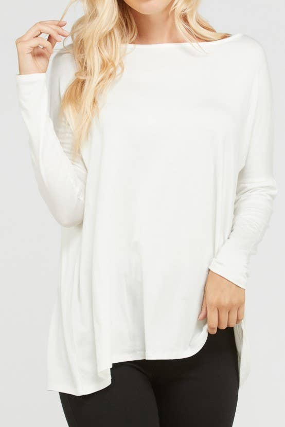 A.gain - Wholesale Tunic - Women's - 10130LP07 Heavy Weight Rayon Jersey Long Sleeve Plus Top3