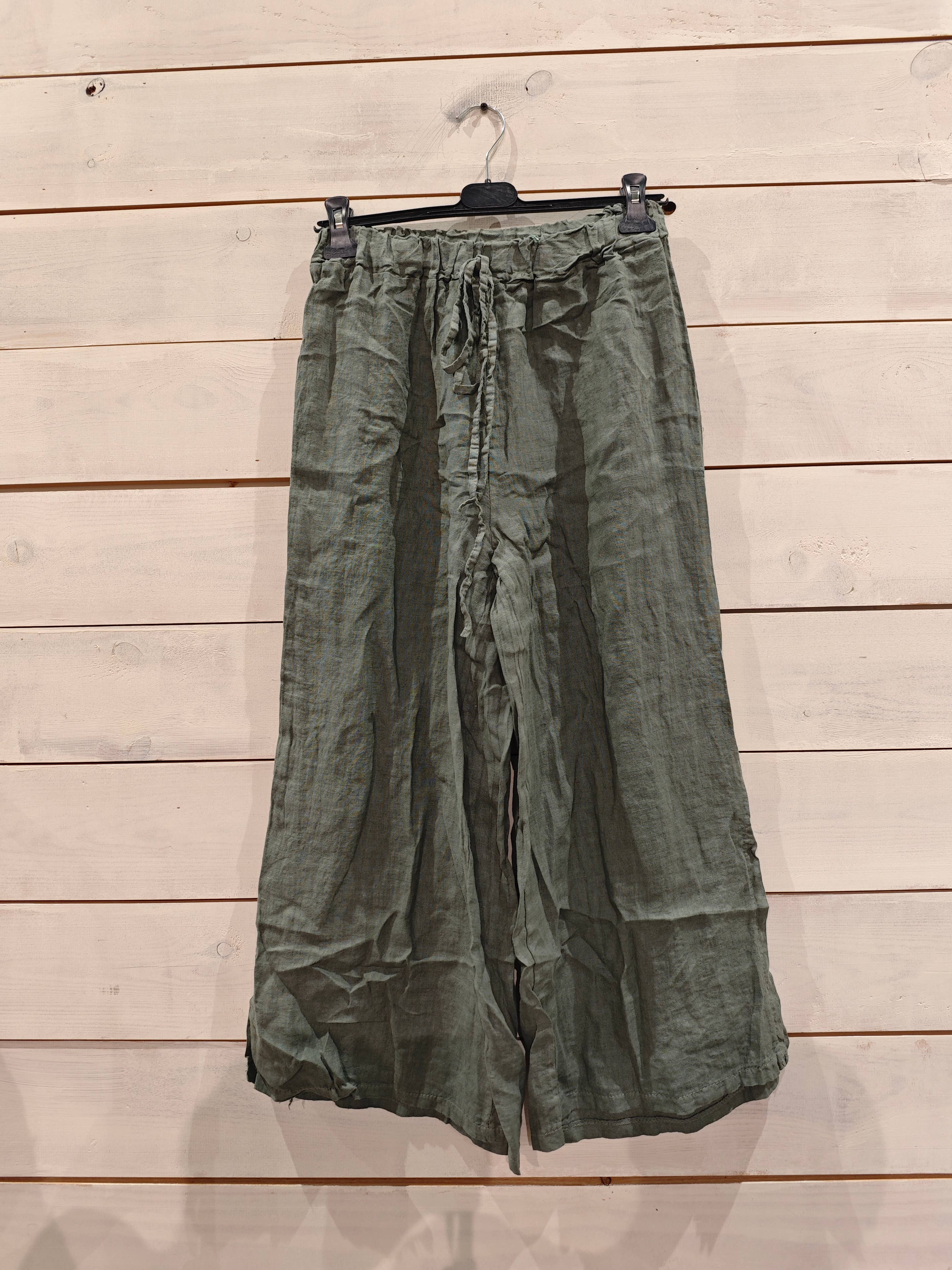 Linos y Textiles - Wholesale Pants - Women's - REF 6380 100% LINEN PANTS1