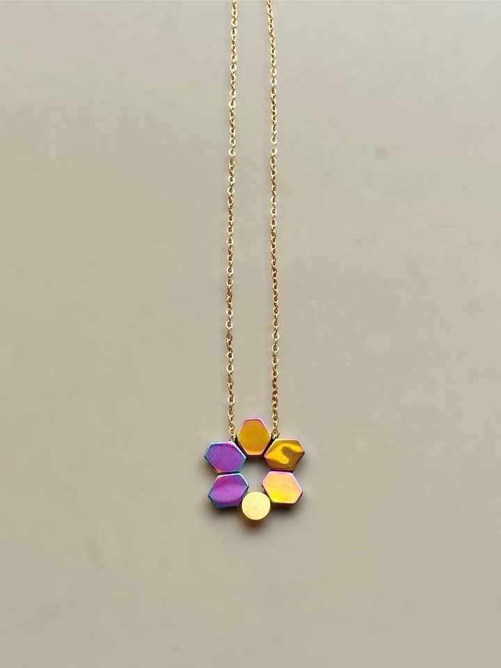 Petals necklace for wholesale by Trecy Bleich
