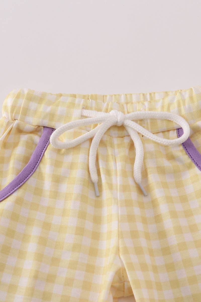 Aspen Rain Boutique - Wholesale Top & Pant Set - Kids - Purple LSU embroidery pants set3