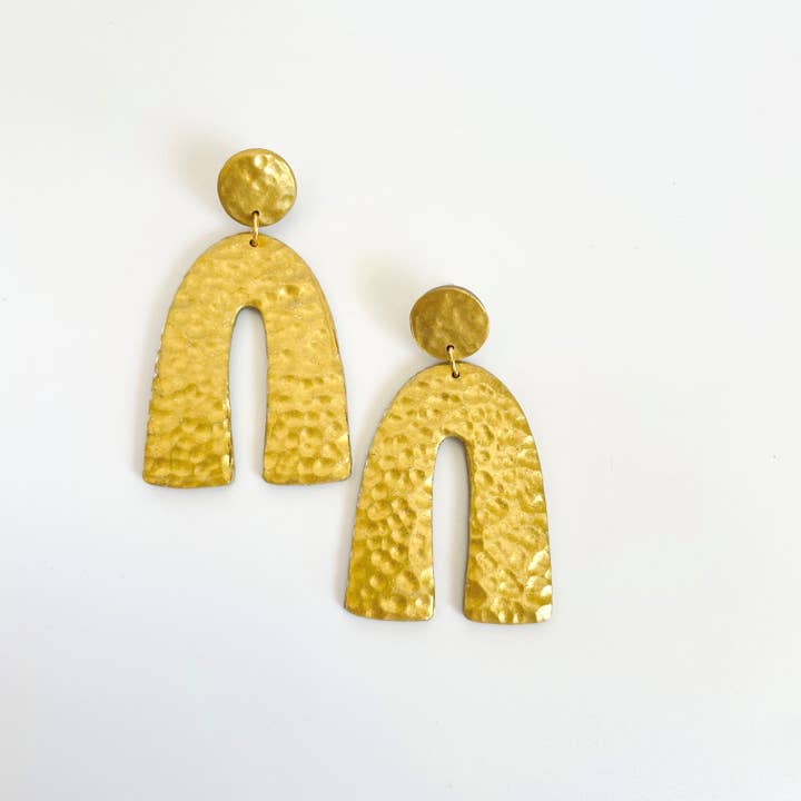 AnalyJewelry - Wholesale Dangle Earrings - Large Arch Drop Earrings4