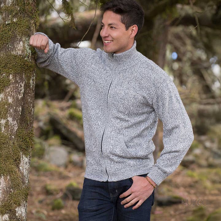 Men's Alpaca Wool Zip Cardigan with Turtleneck and other Purchase Wholesale turtleneck men. Free Returns & Net 60 Terms on Faire trending on Faire.