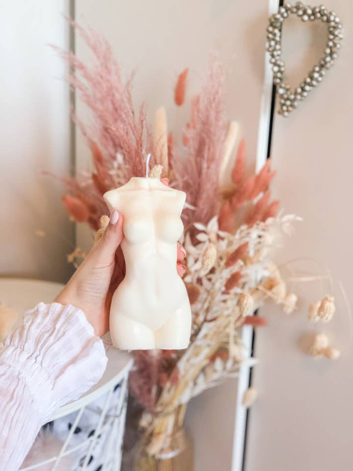 The Grand Grace Extra Large Naked Lady Candle for wholesale by Shannon Grace Design