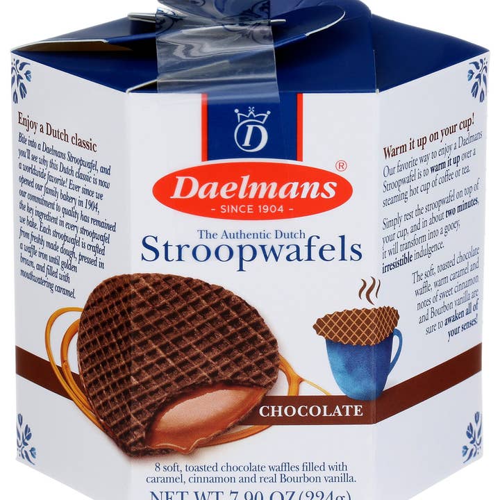 DAELMANS STROOPWAFELS CHOC CRML HX - Case of 9 and other Purchase Wholesale datteln. Free Returns & Net 60 Terms on Faire trending on Faire.