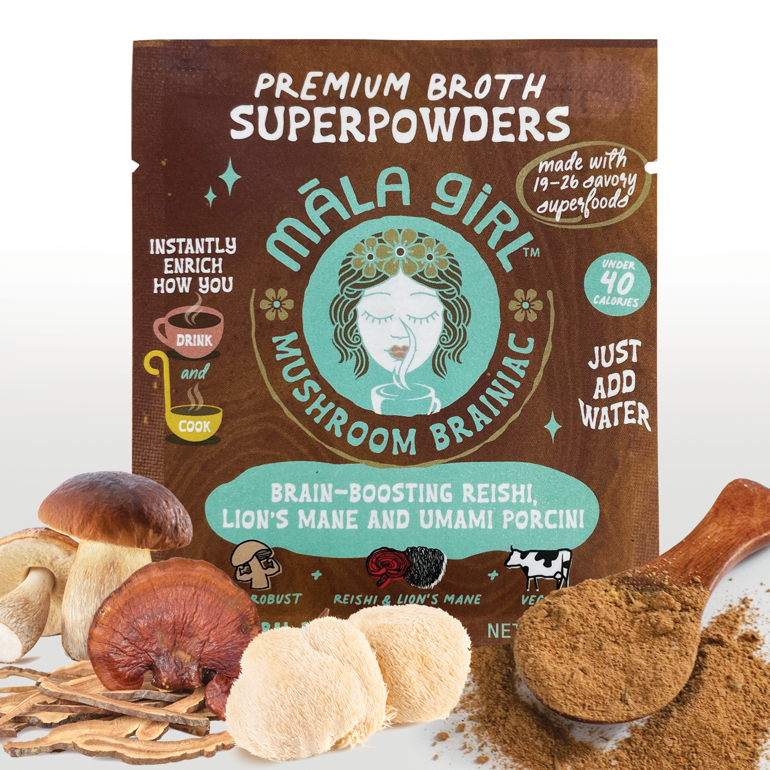 māla girl - Wholesale Soup - Superfood Instant Broth Powder w/ Reishi and Lions Mane1