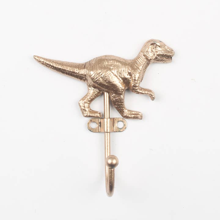 Originals International Ltd - Wholesale Wall Hook - Gold T-Rex Wall Hook – Bold Dinosaur Design1