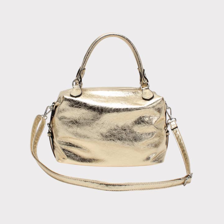 BESTINI - Wholesale Top Handle Bag - Women's - Small vintage bowling bag with multiple zips11