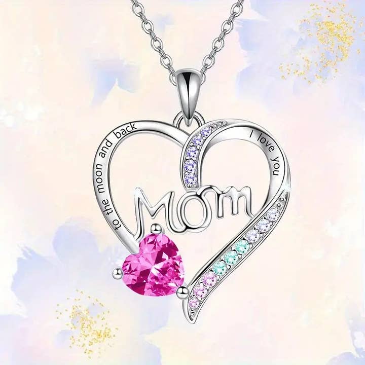 Mom Heart Necklace Mothers Day Gift I Love You To The Moon and other Purchase wholesale valentines blanks. Free returns & net 60 terms on Faire trending on Faire.
