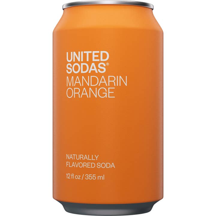 United Sodas - Wholesale Soda/Carbonated Drink - Naturally Flavored Soda - Mandarin Orange