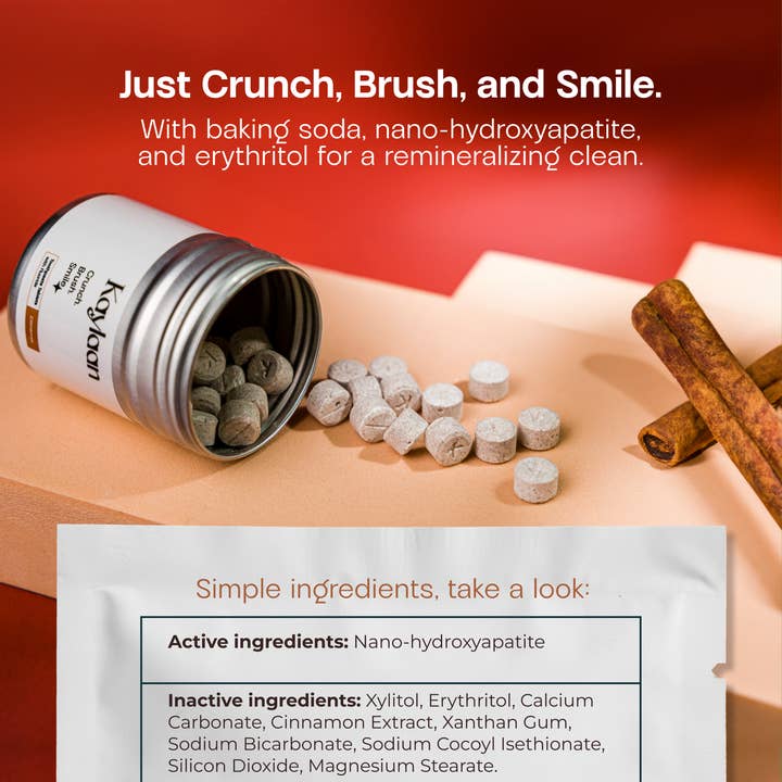 Kaylaan Toothpaste and Mouthwash Tablets - Wholesale Toothpaste - Kaylaan Cinnamon Toothpaste Tablets Refill – Fluoride-Free3