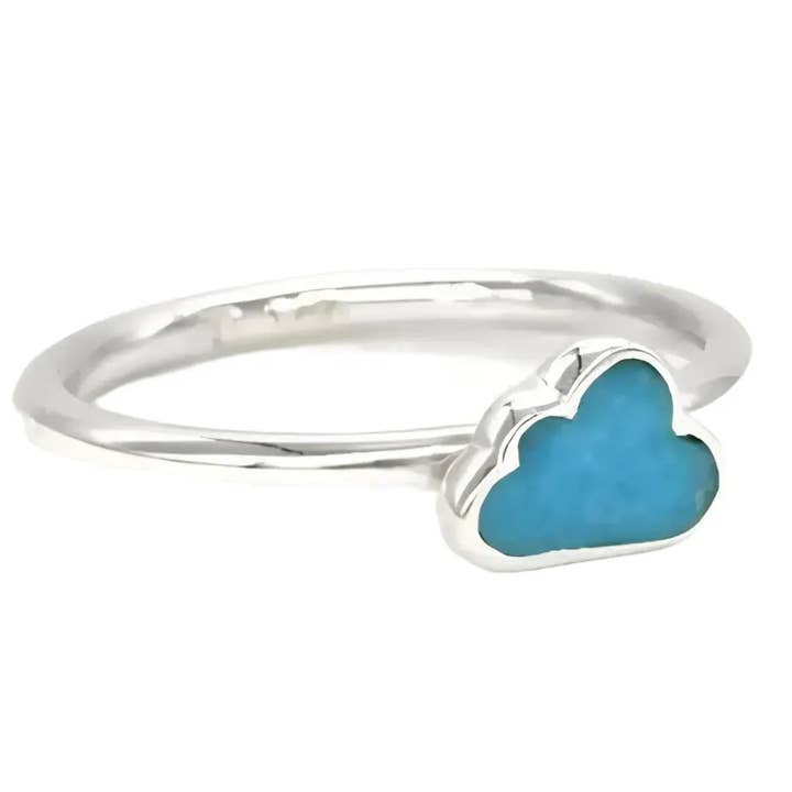 Turkos Cloud Sterling Silverring för wholesale av Amberman