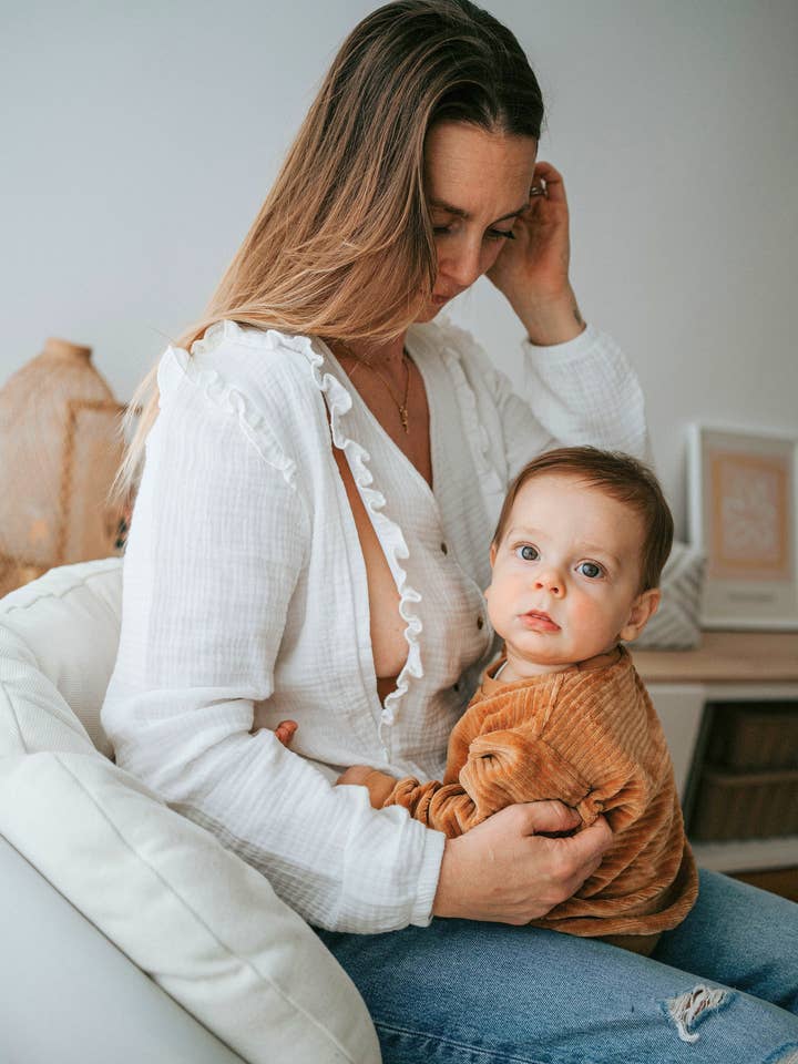 CHARLOTTE - Nursing Blouse for wholesale by COTTON MILK