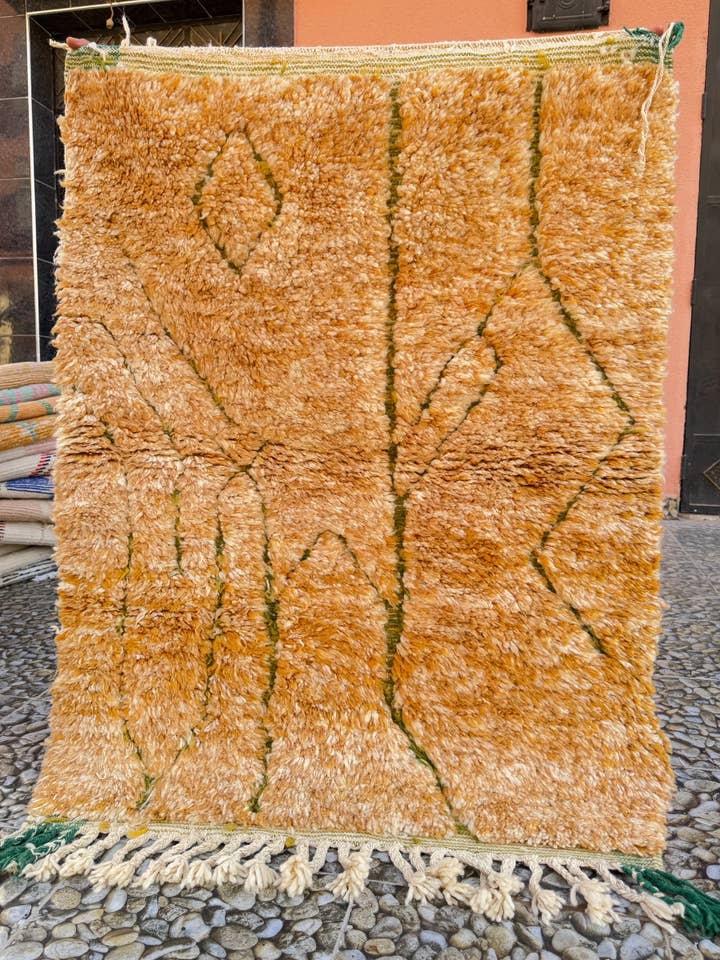 Berberteppich Beni Ouarain 136/103CM für den Großhandel von CASA Bohème