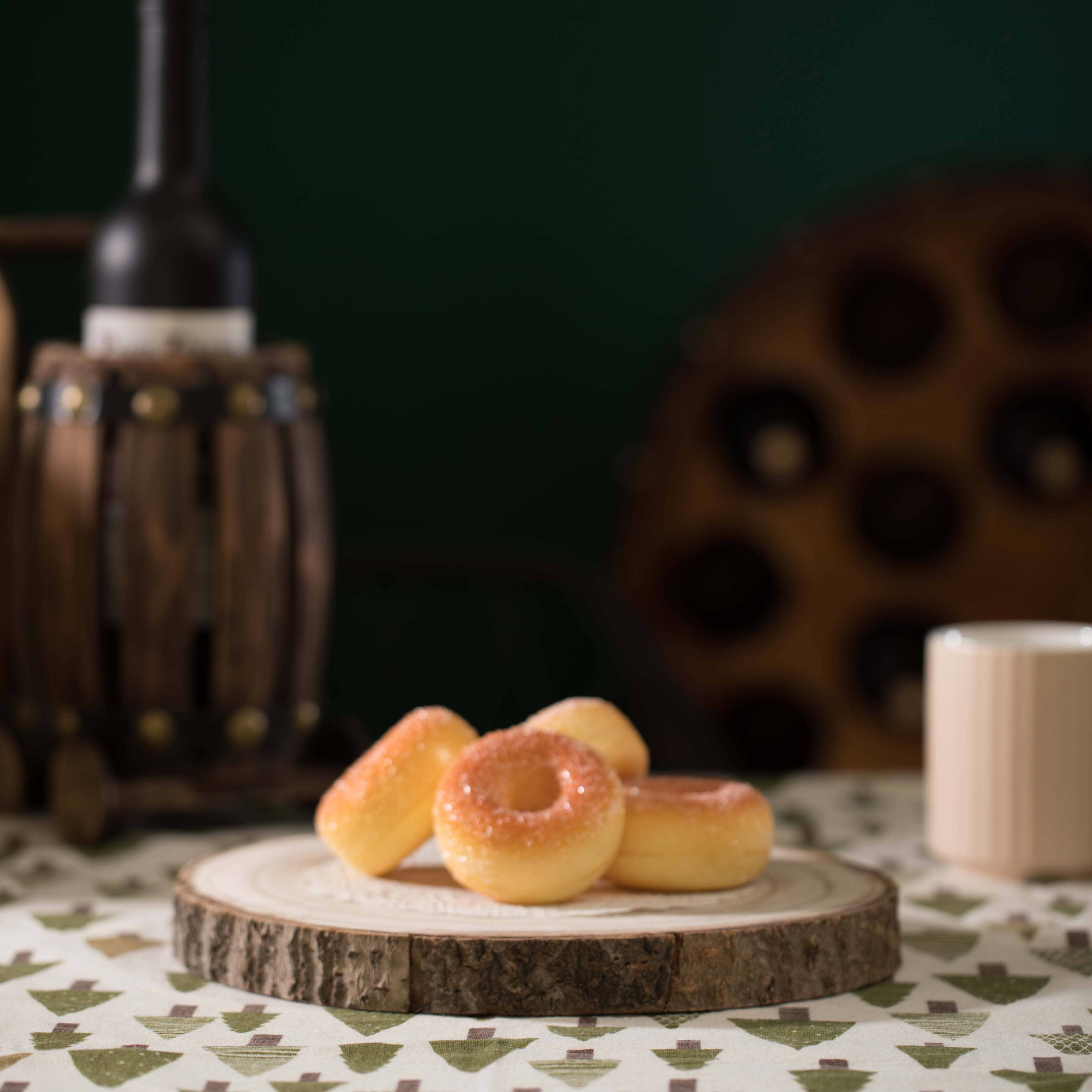 Quickway Imports - Wholesale Decorative Tray - Natural Wood Slabs Rustic Ornament Slice Tray Table Charger1