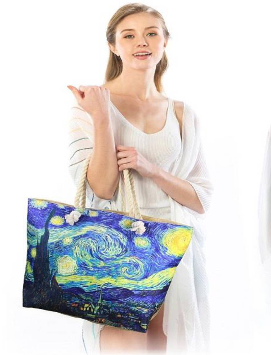The Magic Scarf Company - Wholesale Tote Bag - Women's - T400 - Art Designs Tote Bags3