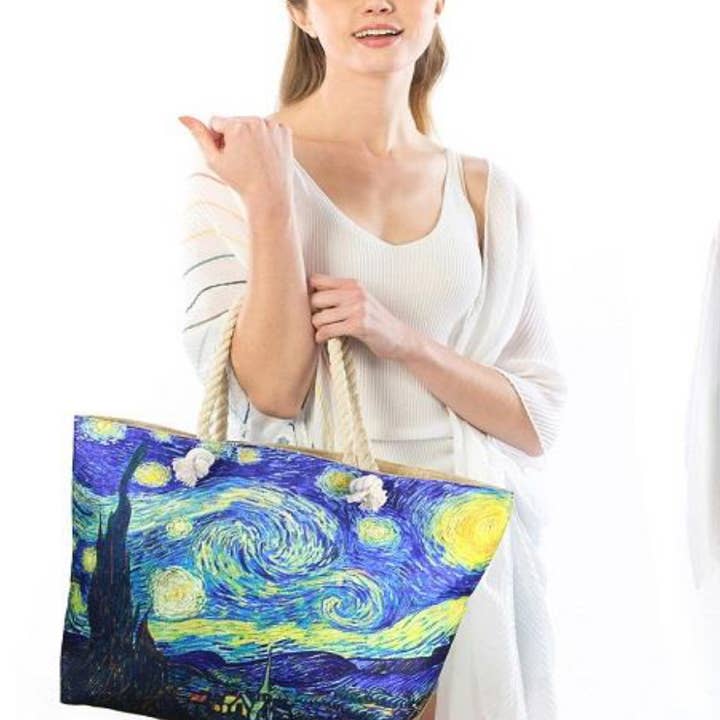 The Magic Scarf Company - Wholesale Tote Bag - Women's - T400 - Art Designs Tote Bags3