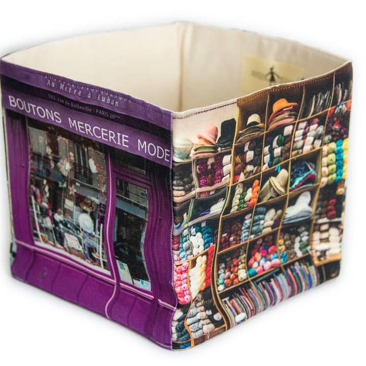 Paris Mercerie Au Meter à Ribbon Storage Basket for wholesale by Maron Bouillie
