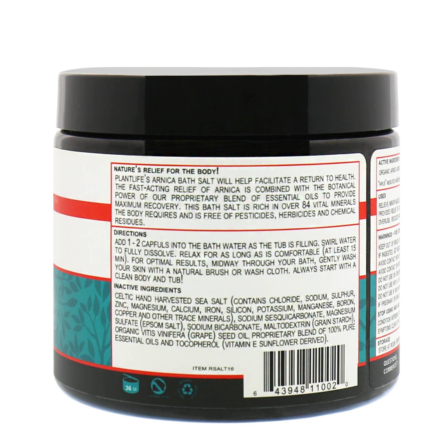 Plantlife – wholesale Badsalt – Arnica lindra bad Salt2