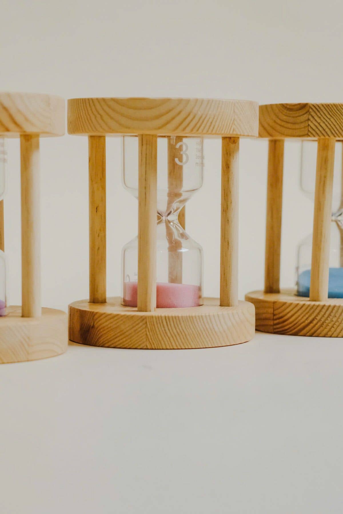 Q Toys - Wholesale Wood Toy - Kids - Wooden Sand Timers Set of 42