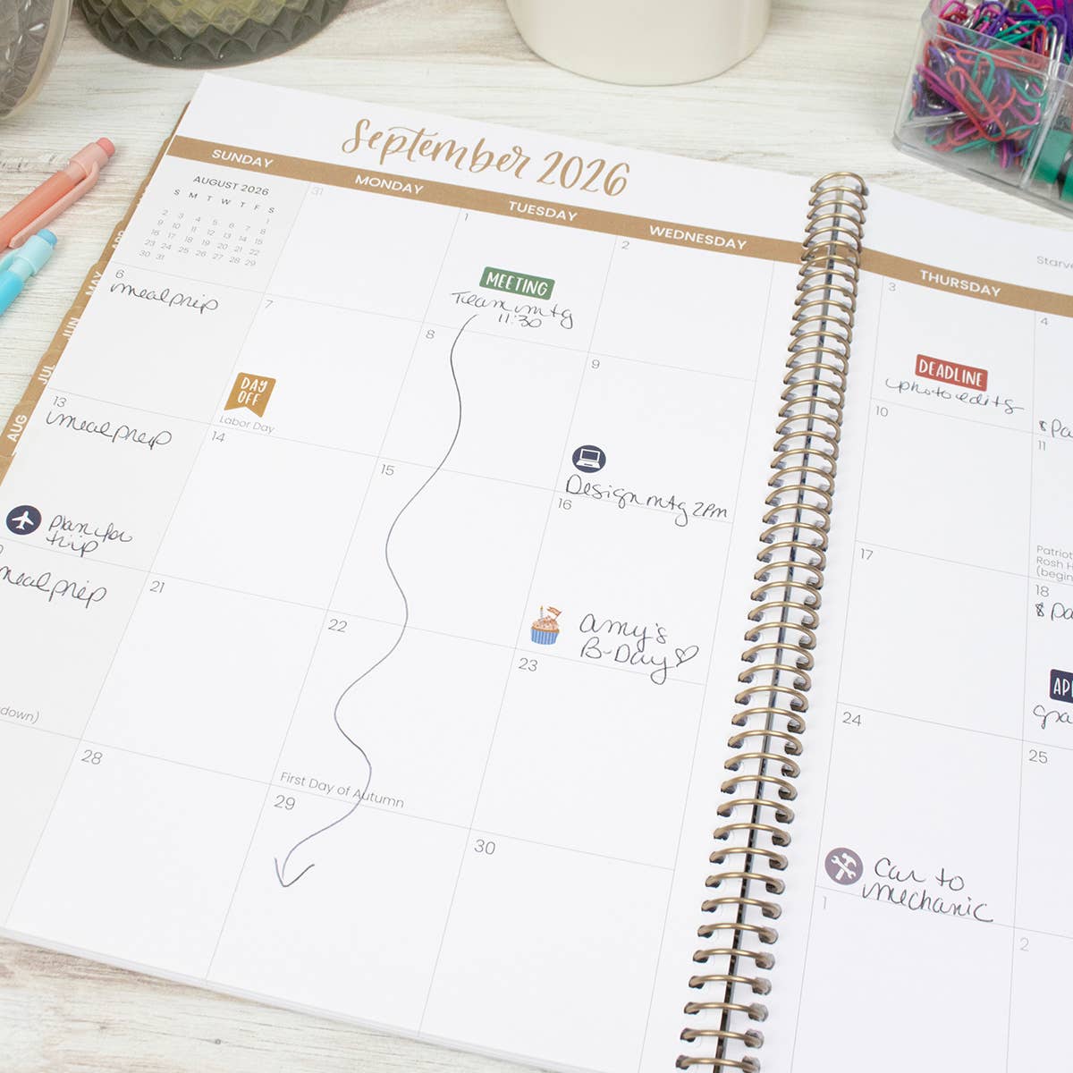 bloom daily planners - Wholesale Planner - 2026 Soft Cover Planner - 8.5" x 11" size29