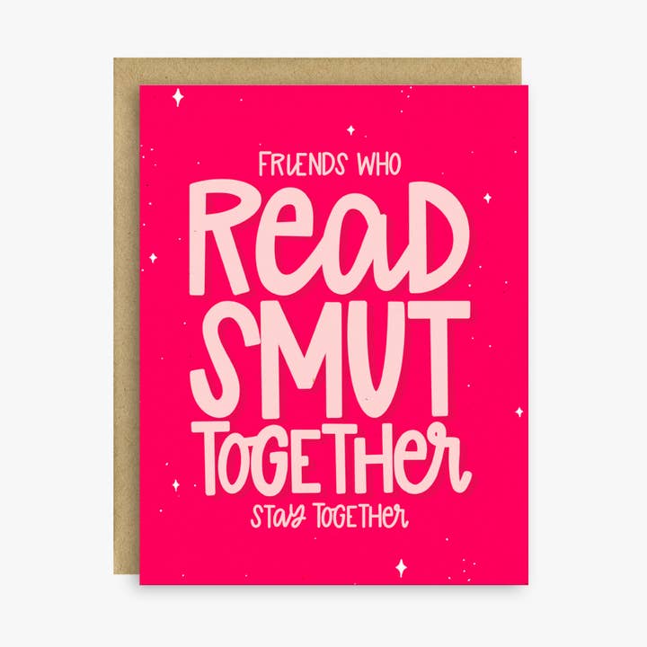 Friends Who Read Smut Galentine’s Day Card for wholesale by Little Lovelies Studio