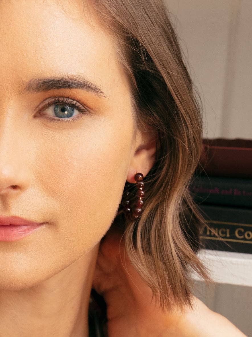 ZENZII Jewelry - Wholesale Oorringen - Kleine oorring met glazen kraaltjes9