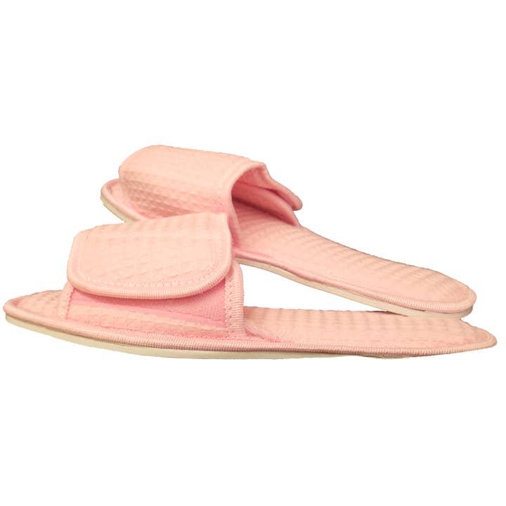Alan Pendergrass Robes – wholesale Slippers – Women's – Cotton Waffle Spa Slippers