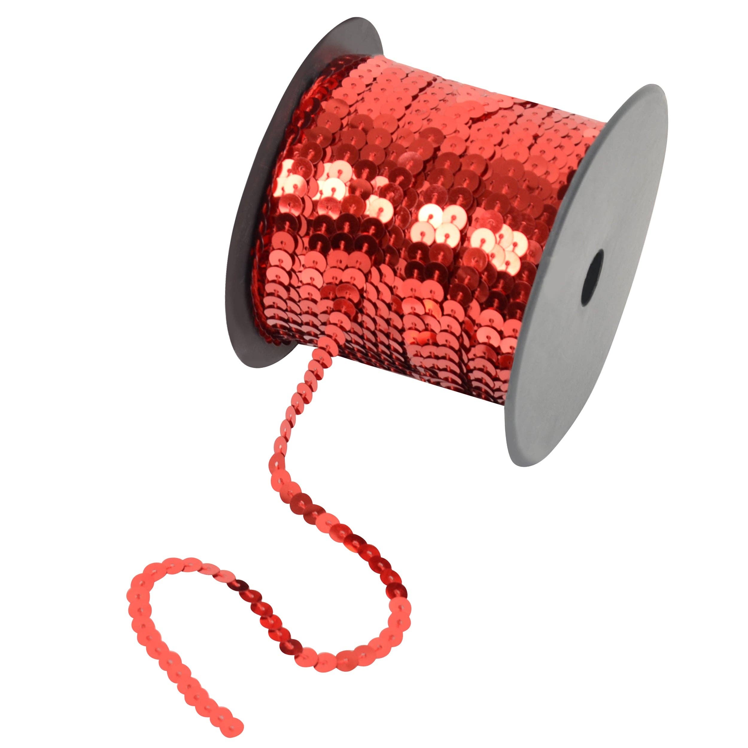 AK Brand - Venta al por mayor Material para manualidades - Tira de Lentejuelas Planas 6mm Lentejuela Metálica Adorno de Lentejuelas23