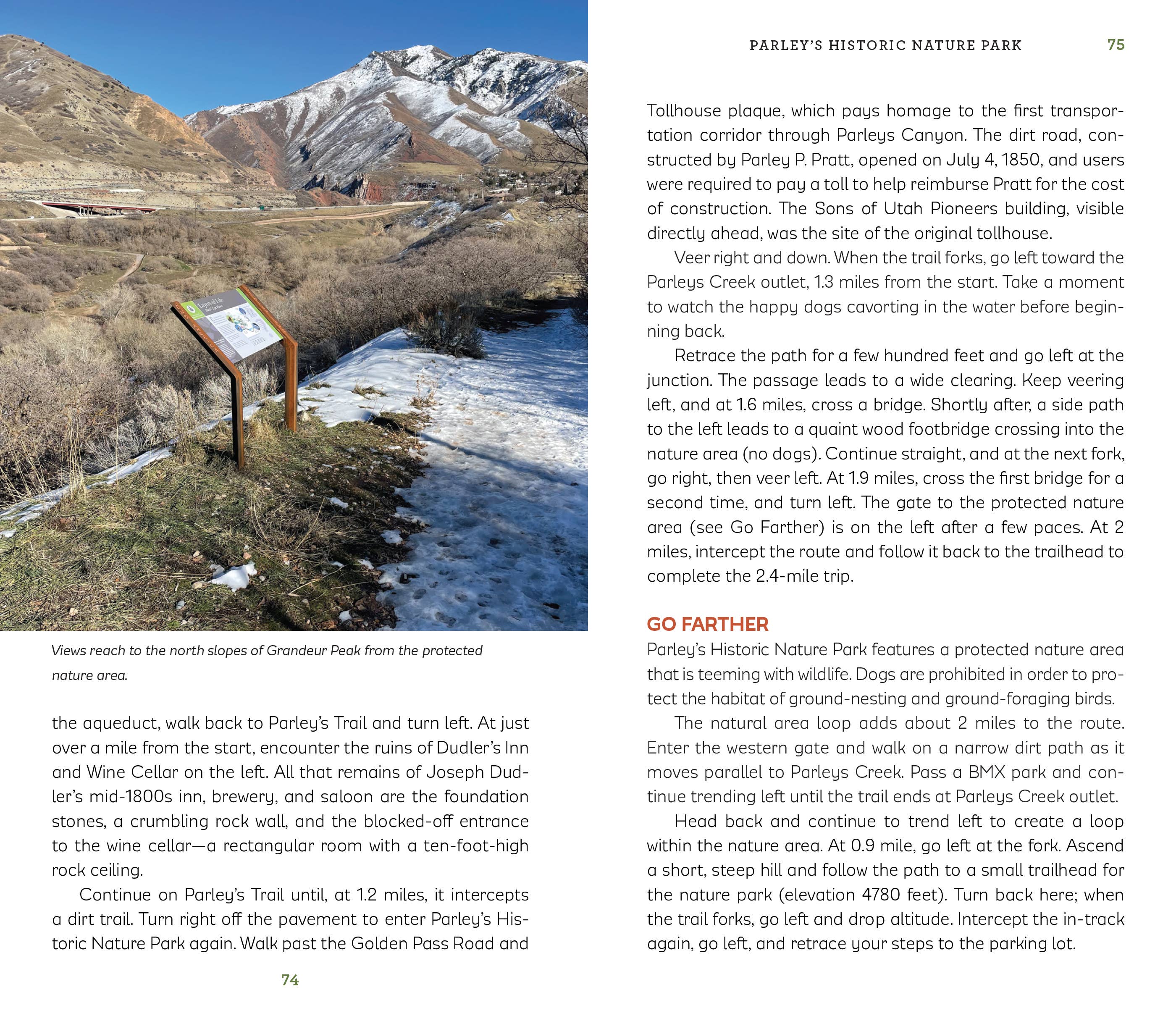 Mountaineers Books - Vente Nature & Outdoors - Sentiers urbains : Salt Lake City7