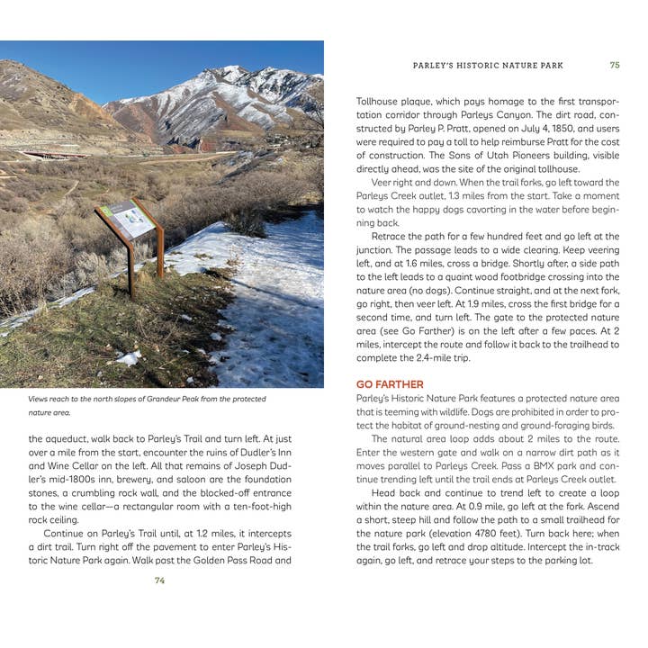 Mountaineers Books - Vente Nature & Outdoors - Sentiers urbains : Salt Lake City7