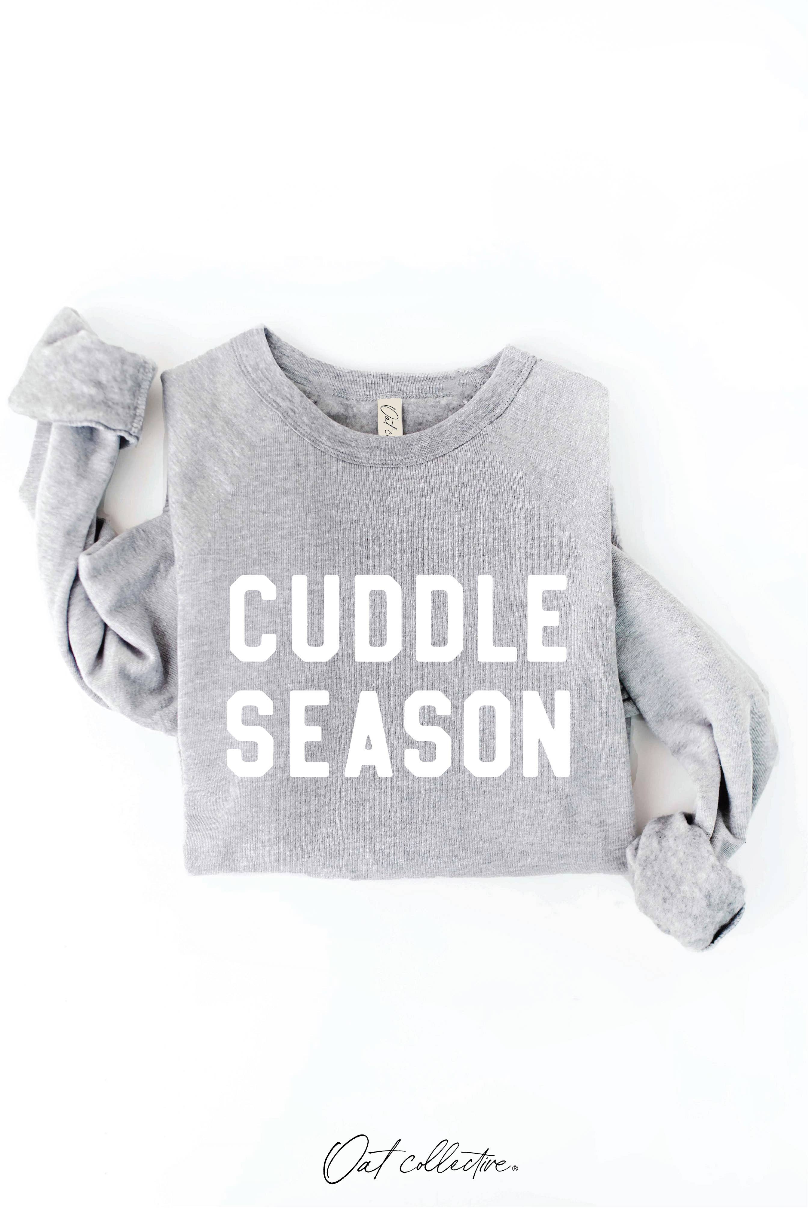 OAT COLLECTIVE - Wholesale Graphic Sweatshirt - Women's - CUDDLE SEASON Graphic Sweatshirt 16