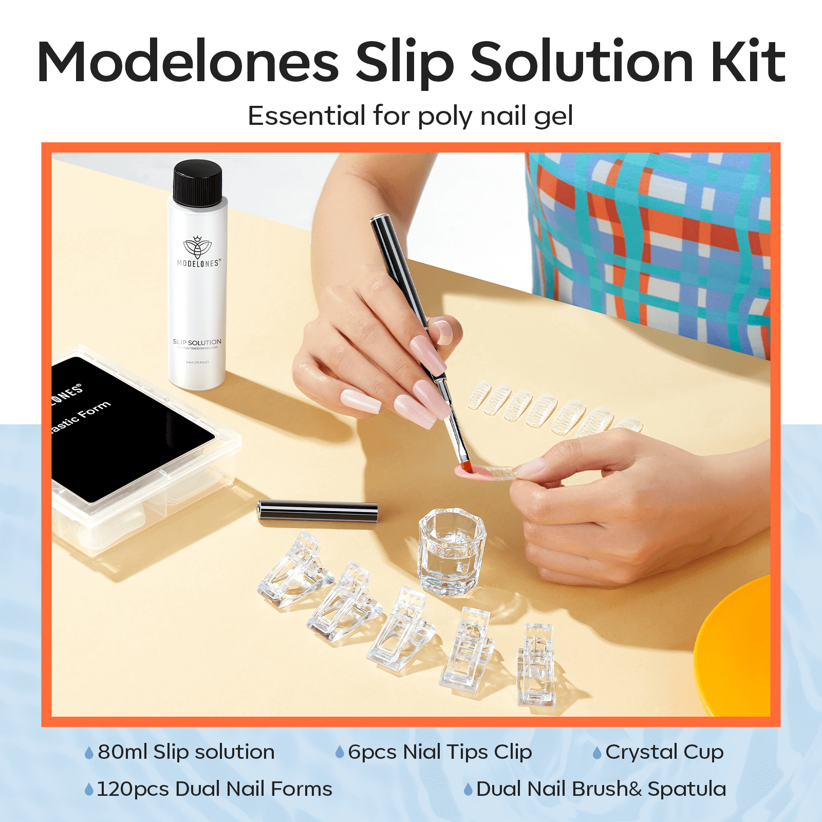 Modelones - Wholesale Nailcare Set - Slip Solution Kit For Poly Nail Extension Gel1