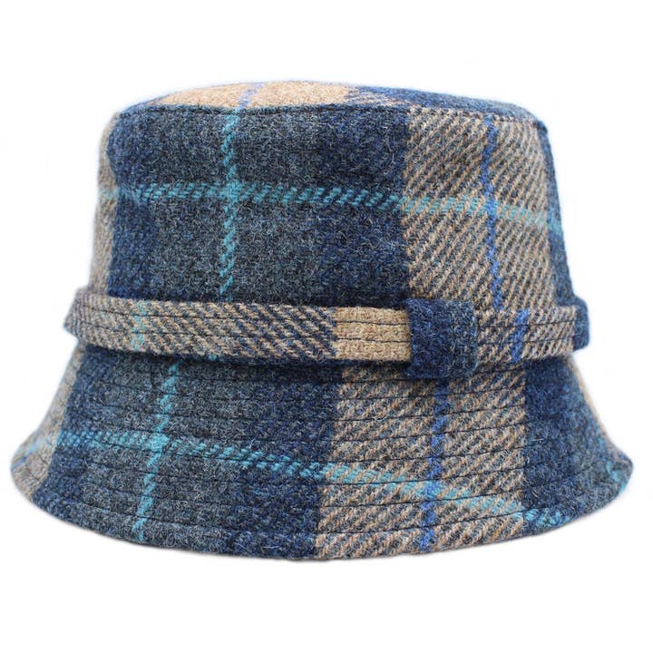 Ashkirk Harris Tweed Damen-Bucket-Hut ZH283 für den Großhandel von Heather Hats & Accessories