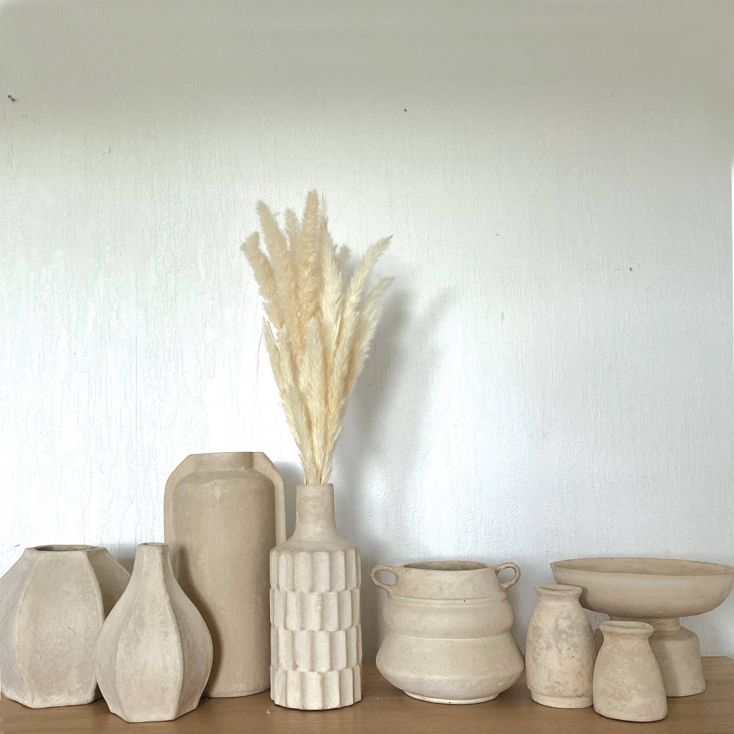 Opjet Paris – wholesale Vas – Enkel vas i papier-maché, Ø 9 cm, H 11,5 cm1