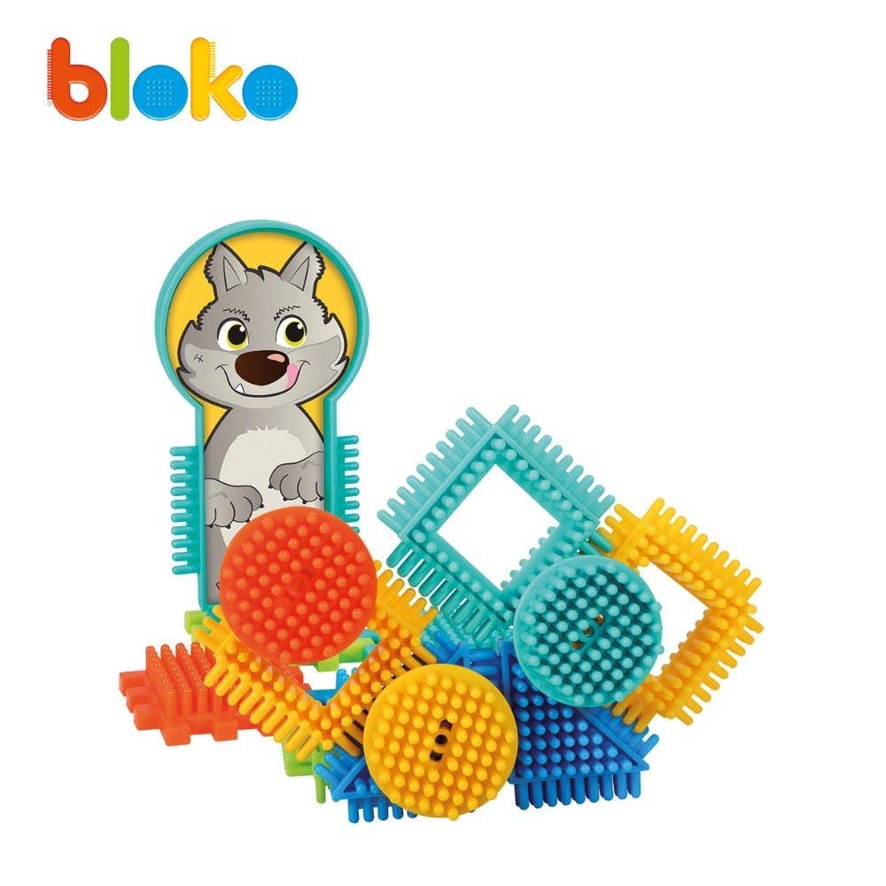 Bloko - Wholesale Building Set - Kids - Set 50 Bloko + Red Riding Hood & the Wolf - BLOKO 5037082