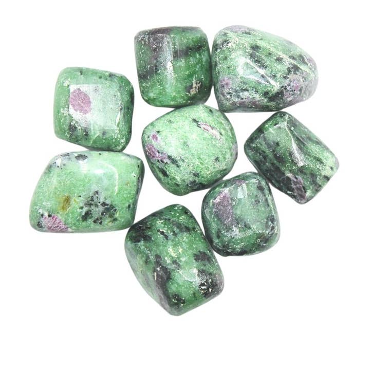 Tumbled Crystal - Ruby Zoisite, 2lbs for wholesale by Earths Elements Wholesale