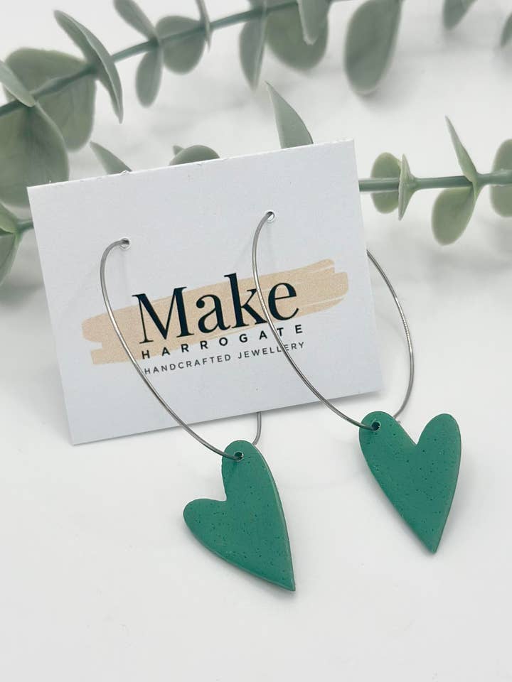 The Core Collection - Summer Teal - The Asymmetric Heart for wholesale by Make Harrogate