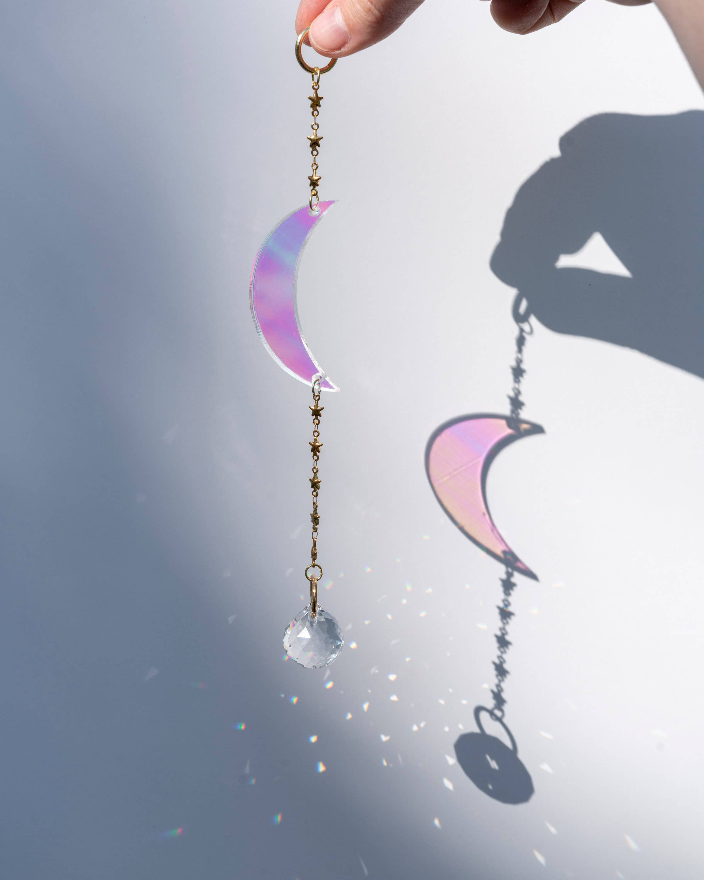 Hustle Home Décor - Wholesale Suncatcher - Acrylic Mini Moon Sun Catcher1