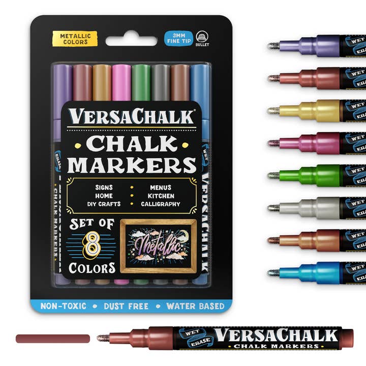 VersaChalk - Wholesale Marker - Metallic Liquid Chalk Markers