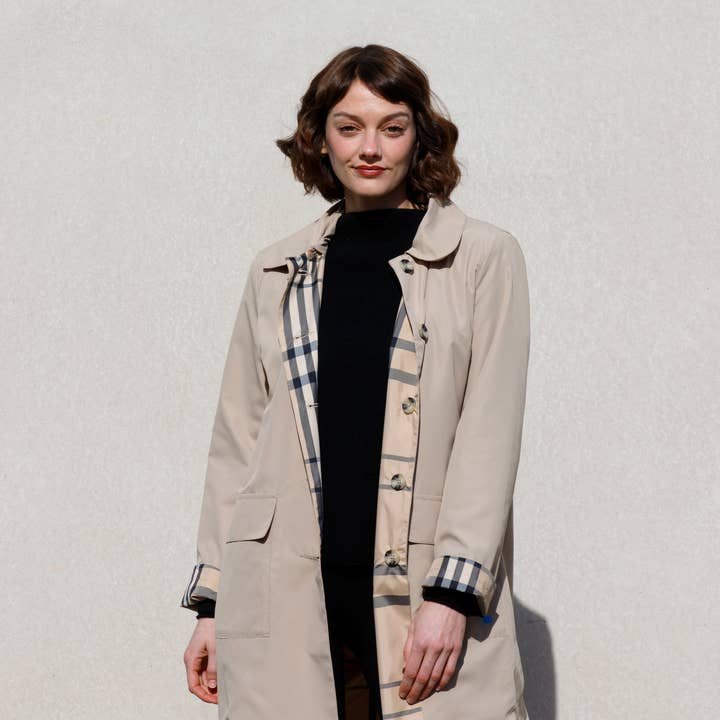 Camel & Plaid RAINTRENCH (with detachable hood) and other Purchase Wholesale rain bonnets. Free Returns & Net 60 Terms on Faire trending on Faire.