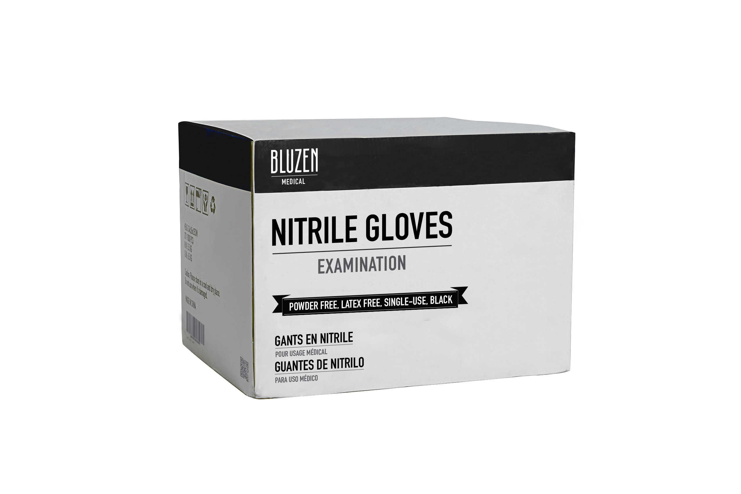 Blue Nitrile Gloves Disposable Protective Gear Premium Powder /Latex free  BLUZEN